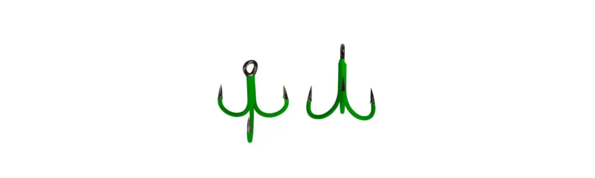 Anzuelos A-Static Treble 6X Hook 4 uds-Madcat