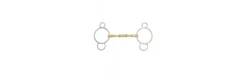 Bocado BR Pessoa Soft Contact Dorado 16 mm 11,5 cm-Alvarez Hot