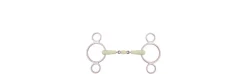 Bocado de Tres Anillos con Doble Articulación BR-BR Equestrian Sale