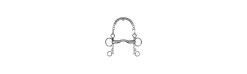 Bocado Pelham Inox con Puente y Cadenilla Grueso (19mm)-Zaldi Clearance