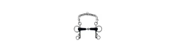 Bocado Pelham Inoxidable Partido con Goma-Feeling Online