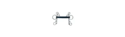 Bocado Pelham Goma Dura Inox-Zaldi Discount