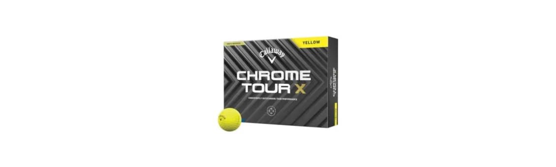 Bolas de Golf Callaway Chrome Tour X Yellow