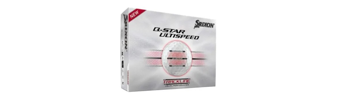 Bolas de Golf Q-Star Ultispeed White Trackline-Srixon Outlet