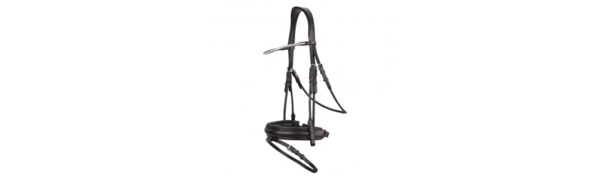 Cabezada BR Burford con Swarovski-BR Equestrian Hot