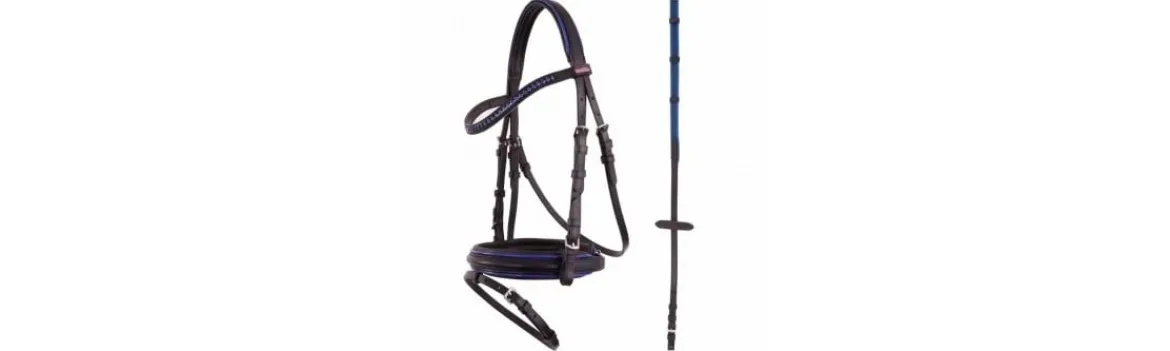 Cabezada de Montar BR Premiere Nantes Pony-BR Equestrian Hot