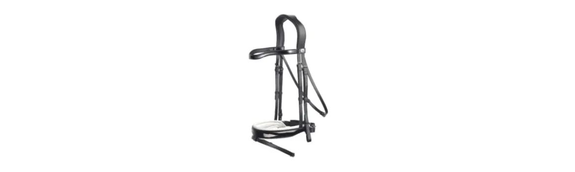 Cabezada Doma Prestige Rienda Sencilla Swarovski y Charol-Prestige Italia Online