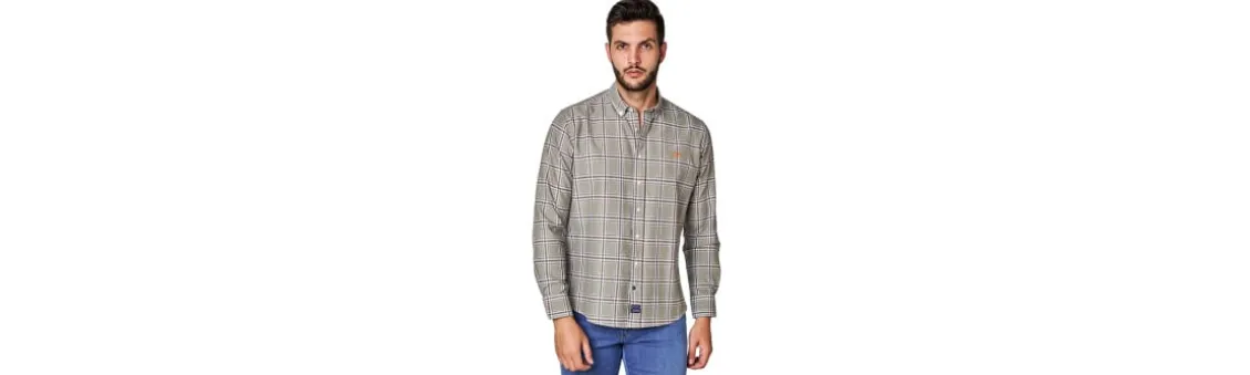 Camisa Spagnolo Oxford Cuadros 77