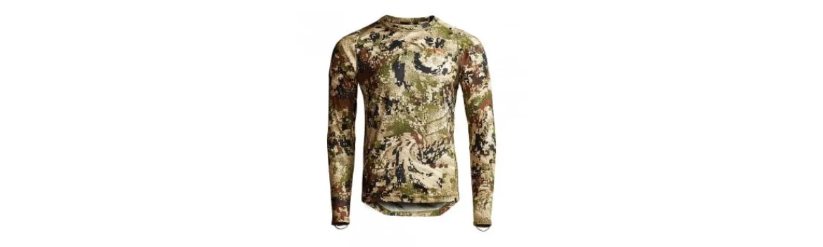 Camiseta Core LT WT Crew LS Optifade Subalpine-Sitka Hot
