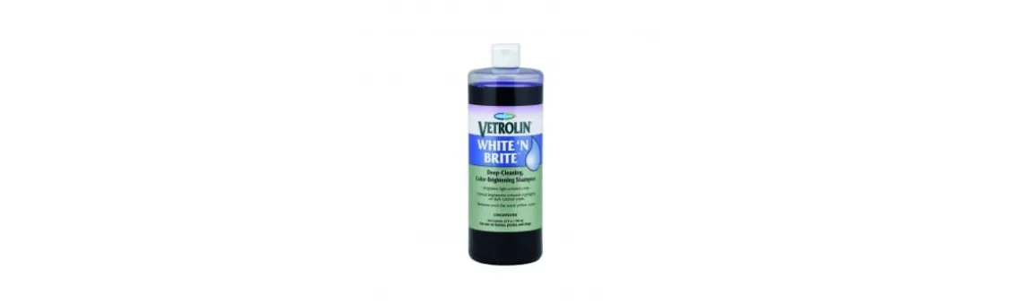 Champú Vetrolin White'n Brite caballos Tordos