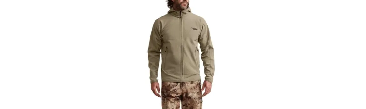 Chaqueta Alpha Fleece Hooded-Sitka