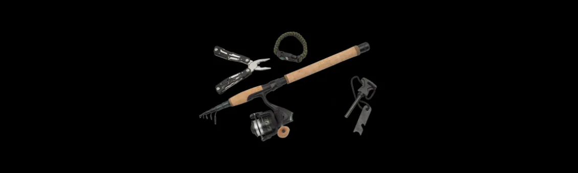 Combo Abu Garcia Diplomat wilderness te70l survival