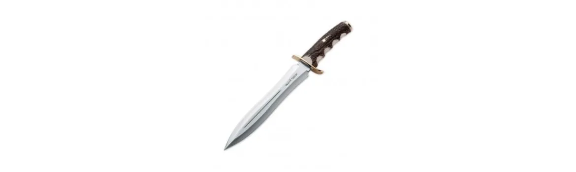 Cuchillo de Remate Bowie BW-24 Empuñadura de Asta-Muela Best