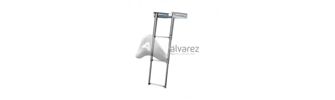 Escalera Telescópica Inoxidable Escamotable-Alvarez Clearance