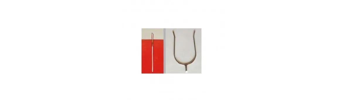 Espuelines de Rejoneo Acero Inox. Gallo Corto Torcido-Marjoman