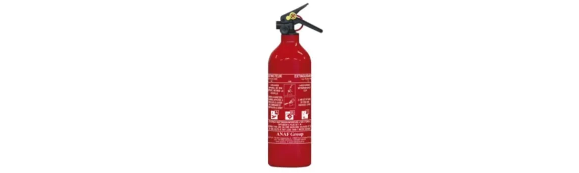Extintor de polvo barco (ABC) 1 kg-Alvarez Hot