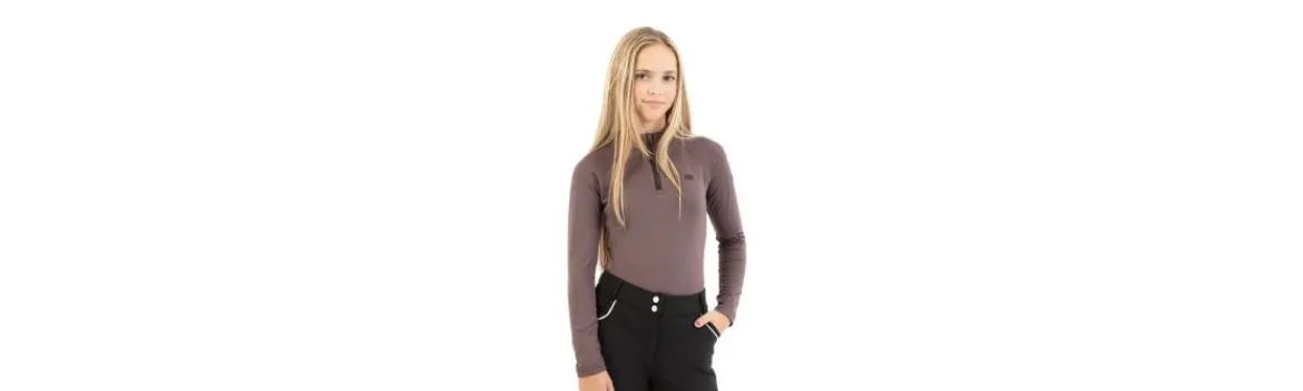 Jersey BR Jente con Cremallera Junior-BR Equestrian Online