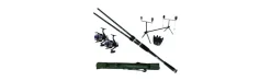 Kit Carpa: 2 cañas + 2 carretes + Trípode + 2 Avisadores + Funda-Alvarez Discount