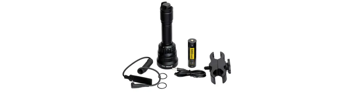 Kit Linterna TH4 con 4 Leds (Lun Blanca, Roja, Verde, Infrarroja)-Speras Best