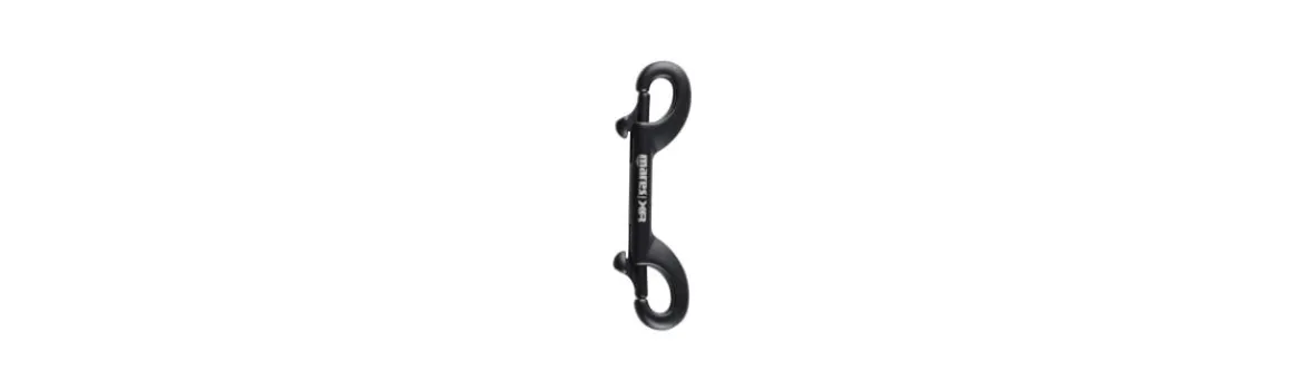 Mosquetón Doble SS316 BK Ceramic - XR Line-Mares