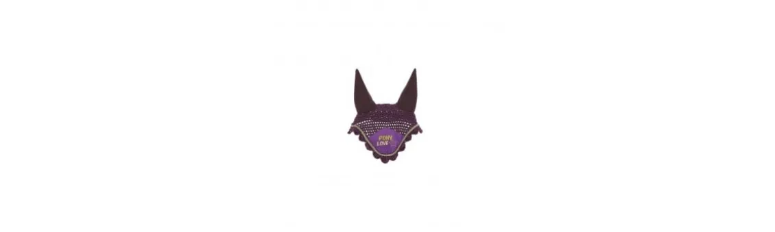 Orejeras Antimoscas Equi-Kids Pony Love
