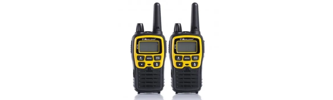 Pack de dos Emisoras XT70 Adventure con Maleta 2 PMR446-Midland Hot