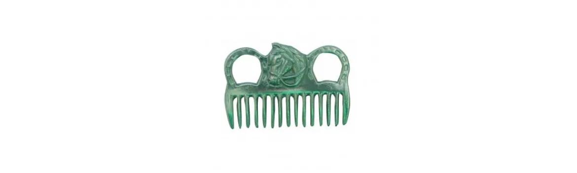 Peine de Aluminio con Cabeza de Caballo-Alvarez New