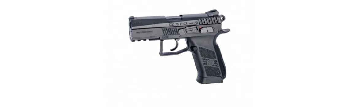 Pistola CZ75 P-07 Duty Blowback Corredera Metálica - 6 mm CO2-Alvarez Clearance