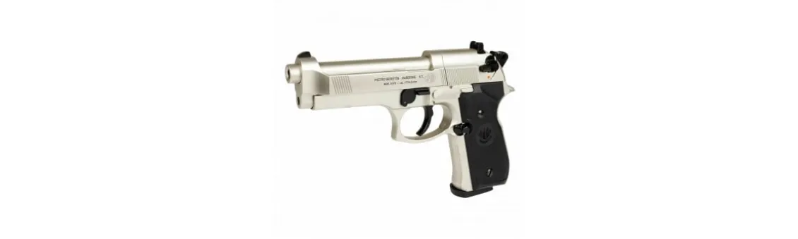 Pistola de Balines Beretta 92 Fs Niquelada (Co2)