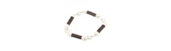 Pulsera de pelo de elefante en tubo y plata-Alvarez Sale