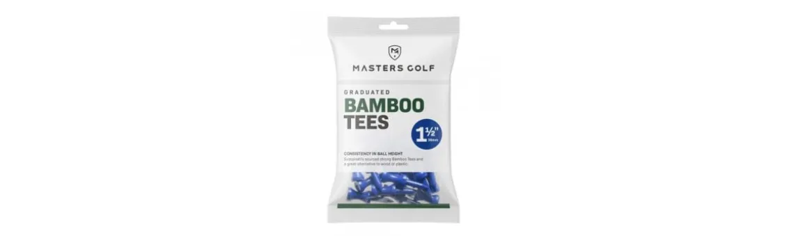 Tees Bamboo Masters 1 1/2" 20 Unidades Azul