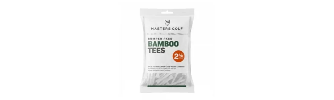 Tees Bamboo Masters 2 1/8" Bumper Pack 130 Unidades
