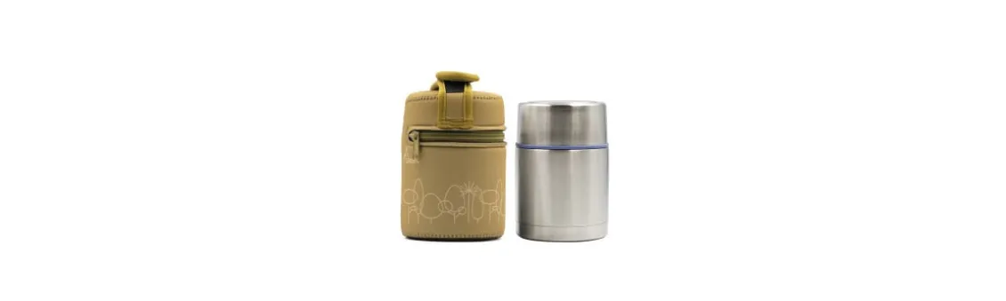 Termo Laken para Sólidos Acero Inoxidable 0,5 L + Funda Drink Life